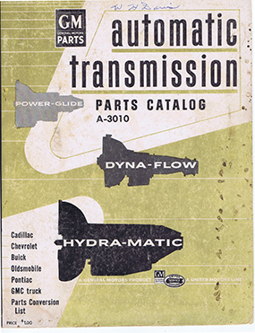 GM Automatic Transmission Parts Catalog (1950s)